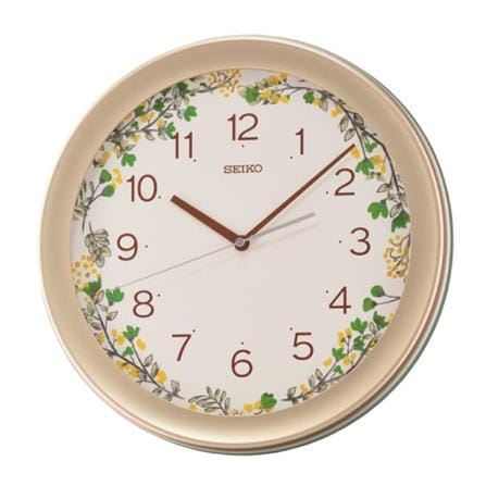 นาฬิกาแขวน SEIKO CLOCKS QXA777M 14.4 นิ้ว สีครีม_0