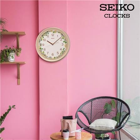นาฬิกาแขวน SEIKO CLOCKS QXA777M 14.4 นิ้ว สีครีม_4