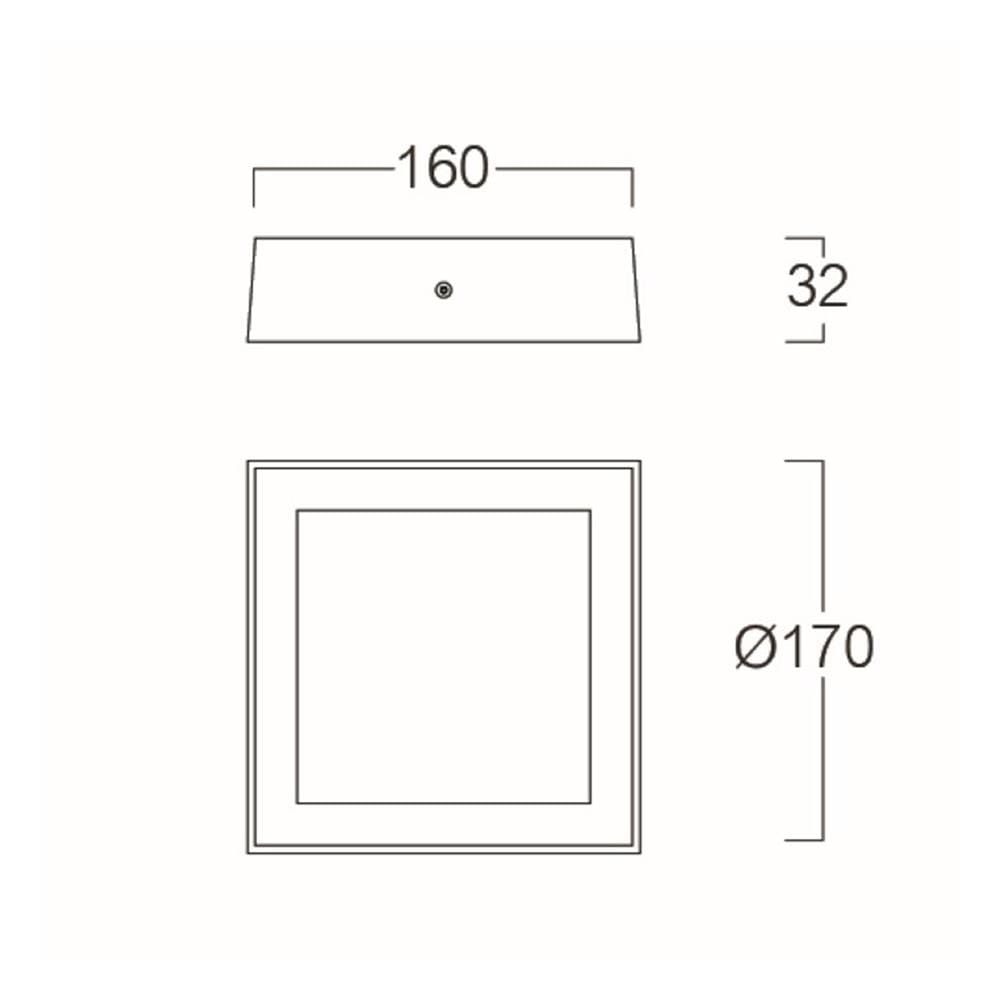 ดาวน์ไลท์ LED LUMAX 03-A1363 6.7 นิ้ว 12 วัตต์ DAYLIGHT สีขาว