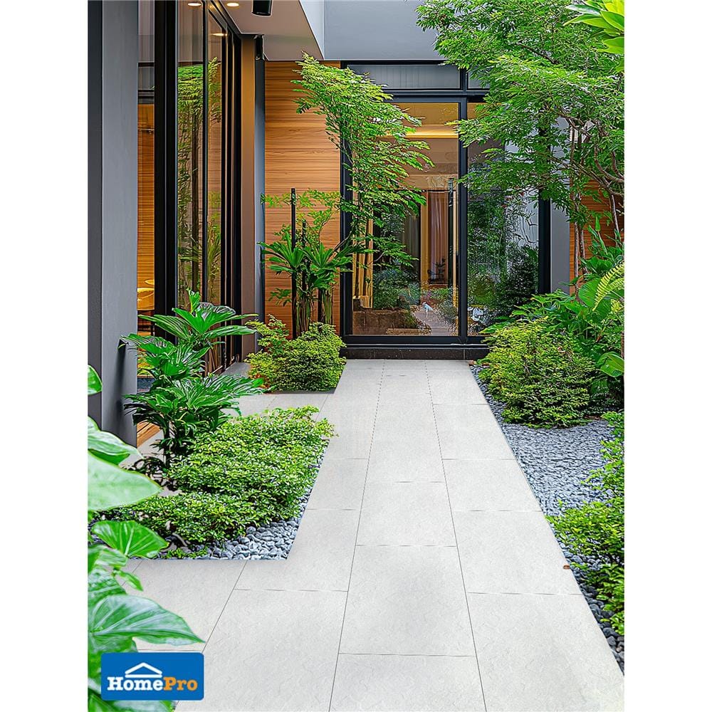 กระเบื้องพื้นพอร์ซเลน 60x120 ซม. TARA เดอตี้ ขาว A 1.44 ตร.ม.