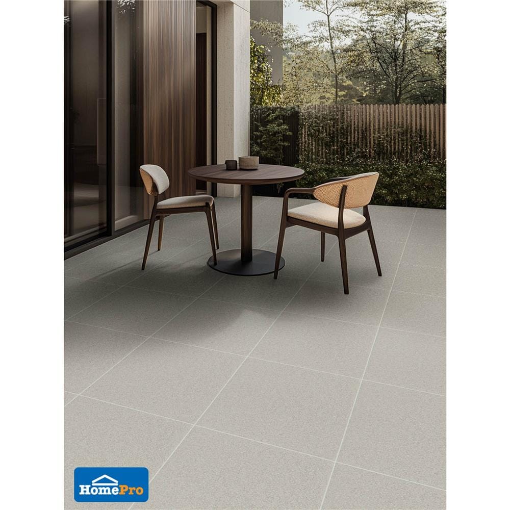 กระเบื้องพื้นพอร์ซเลน 60x60 ซม. COTTO ESPANA เมเทียร์ กริส 85ME35R R11 เทา PM 1.44 ตร.ม.