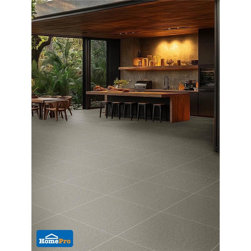 กระเบื้องพื้นพอร์ซเลน 60x60 ซม. COTTO ESPANA เมเทียร์ กริส 85ME35 R10 เทา PM 1.44 ตร.ม.