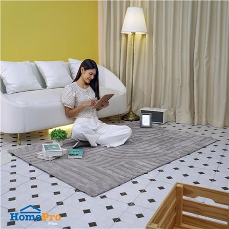 พรม BENETTA MILIAN 120X180 ซม. สีเทา_7