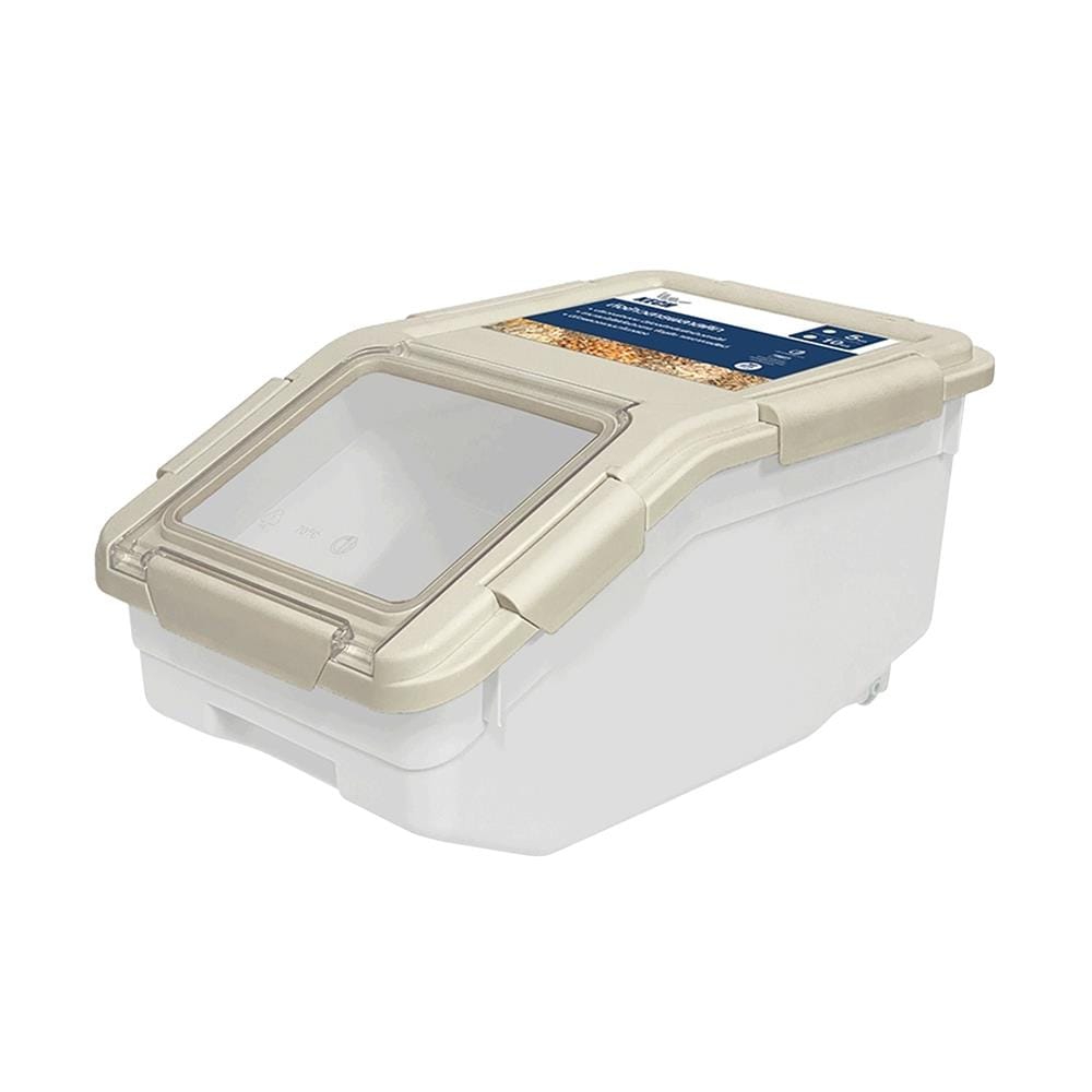 ถังข้าวสารฝาล็อก KECH AIR LOCK 5 กก. สีขาว/ครีม