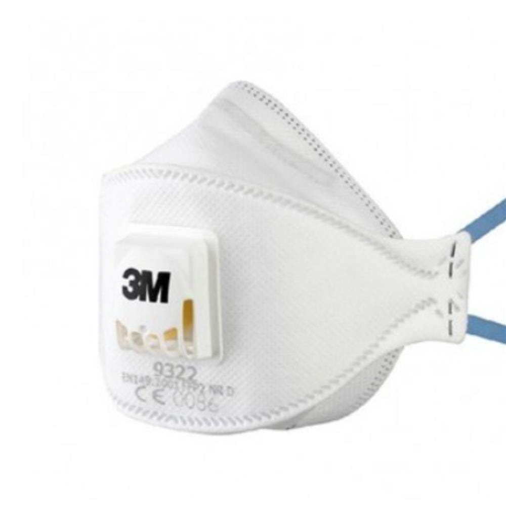 หน้ากากกันฝุ่นฟูมโลหะมีวาล์ว 3M 9322A+