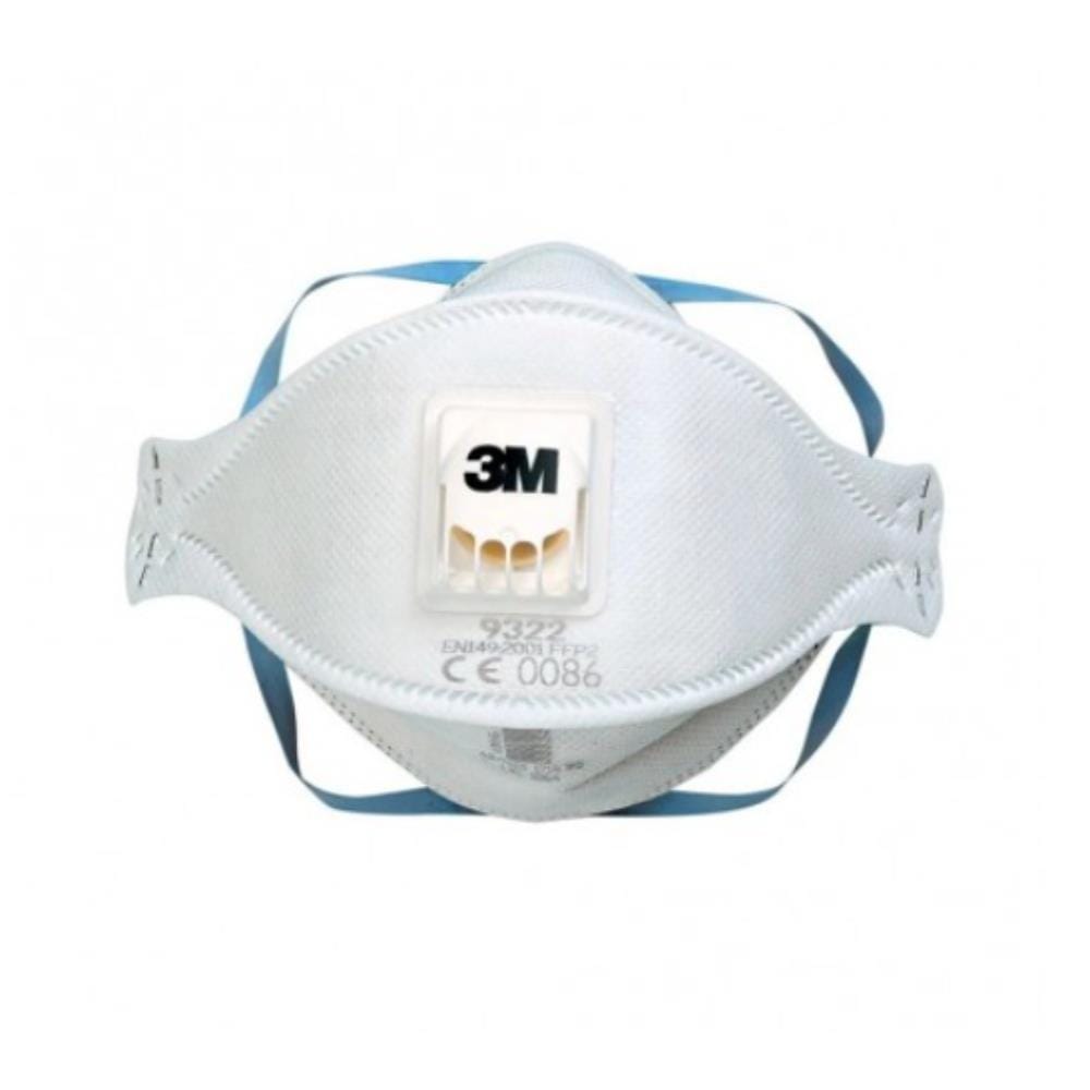 หน้ากากกันฝุ่นฟูมโลหะมีวาล์ว 3M 9322A+