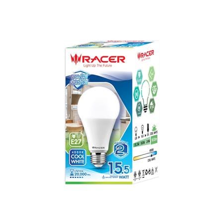 หลอด LED RACER A65 KIMMIE 15.5 วัตต์ COOL WHITE E27_3