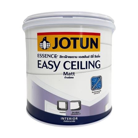 สีน้ำทาฝ้า ชนิดด้าน JOTUN ESSENCE EASY CEILING สีขาว 1 แกลลอน_0