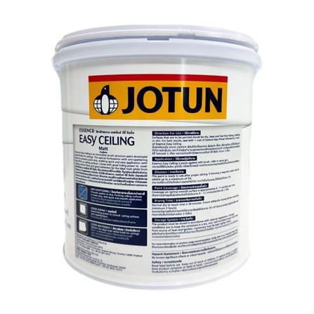 สีน้ำทาฝ้า ชนิดด้าน JOTUN ESSENCE EASY CEILING สีขาว 1 แกลลอน_1