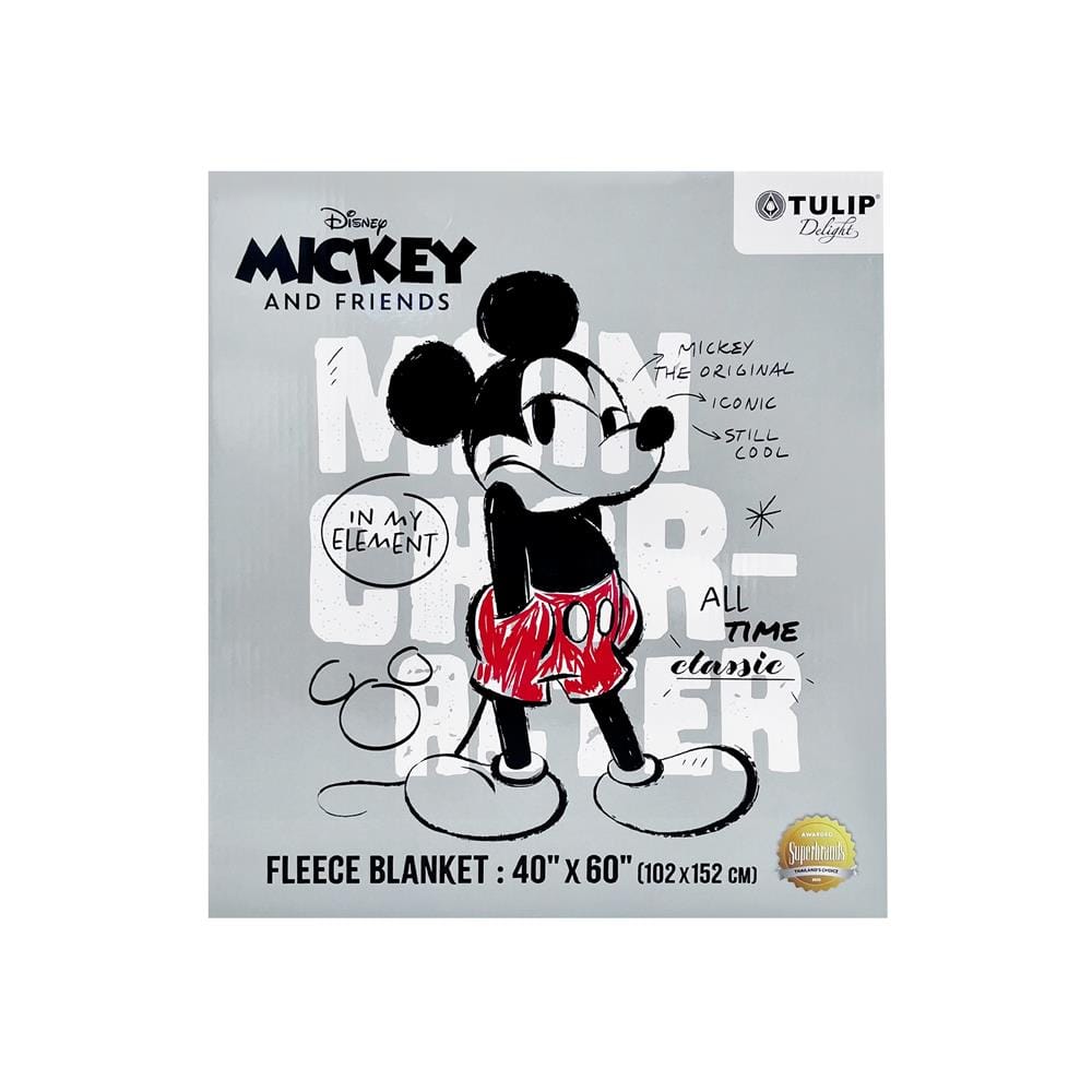ผ้าห่ม TULIP MICKEY MOUSE 40X60 นิ้ว 02106-TFG08