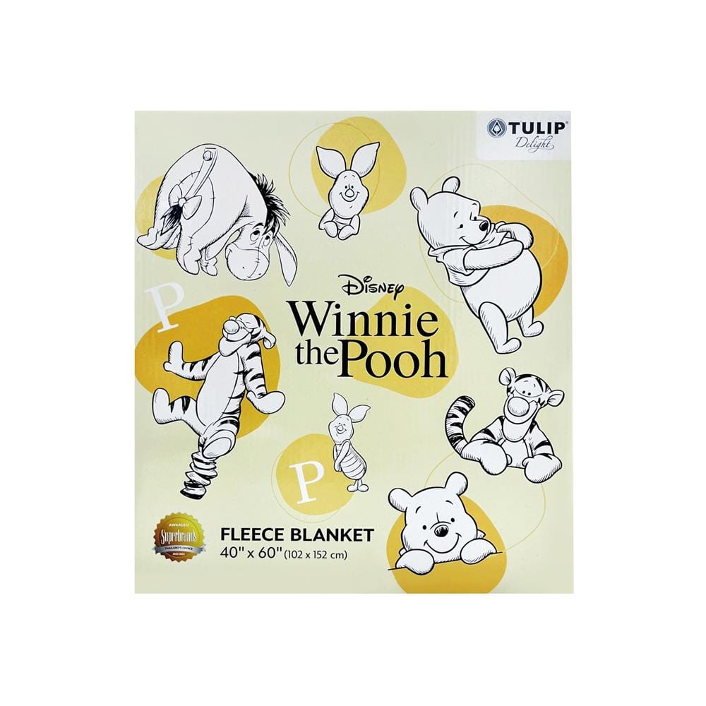 ผ้าห่ม TULIP POOH 40X60 นิ้ว 02106-TFG15