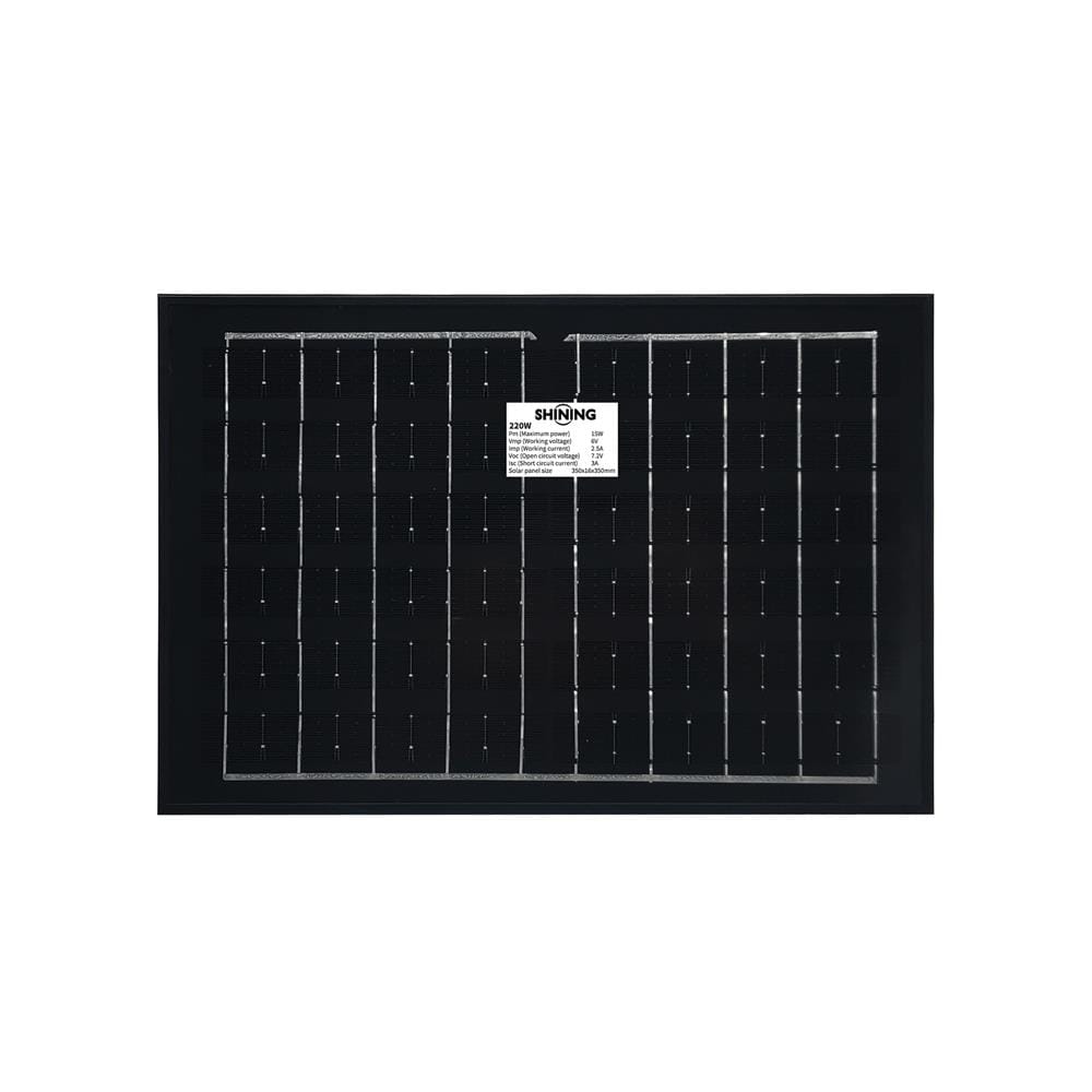 สปอตไลท์ SOLAR SHINING GALAXY 220 วัตต์ DAYLIGHT สีดำ