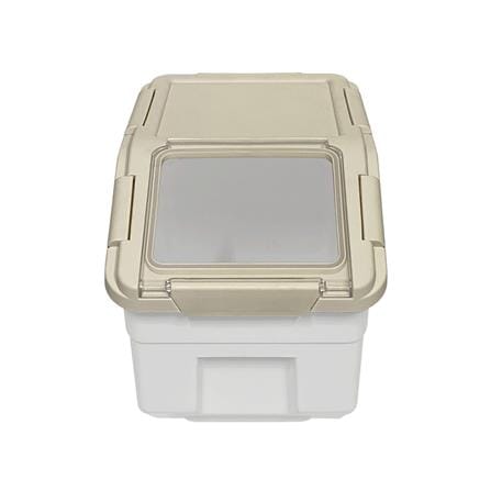 ถังข้าวสารฝาล็อก KECH AIR LOCK 10 กก. สีขาว/ครีม_2