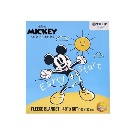 ผ้าห่ม TULIP MICKEY MOUSE 40X60 นิ้ว 02106-TFG09_2