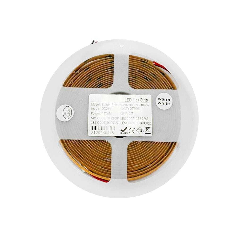 ไฟเส้น LED L&E 16-05927 12 วัตต์ 5 เมตร WARM WHITE