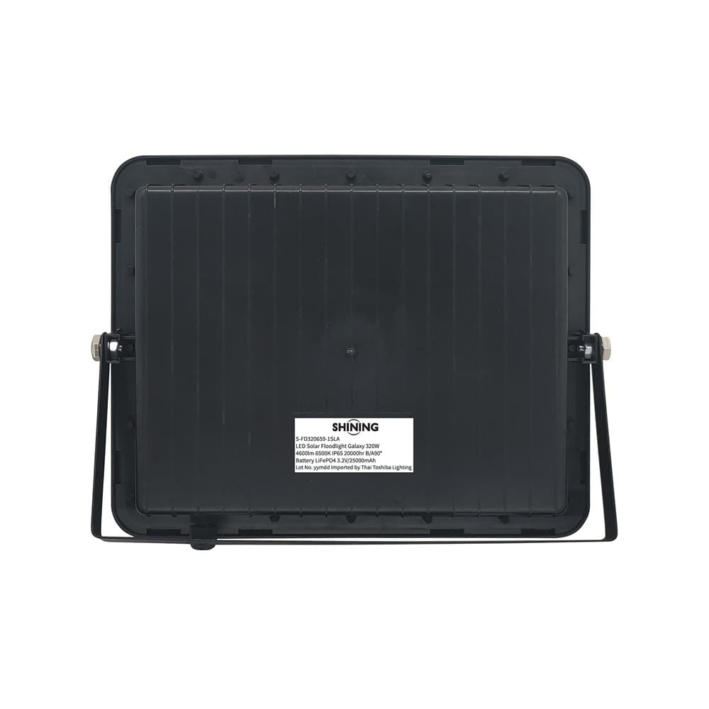 สปอตไลท์ SOLAR SHINING GALAXY 320 วัตต์ DAYLIGHT สีดำ