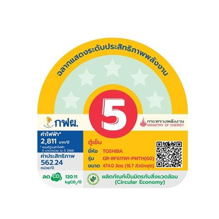 ตู้เย็น MULTI DOOR TOSHIBA GR-RF611WI-PMTH(60) 16.7 คิว สีเทาเข้ม อินเวอร์เตอร์_4