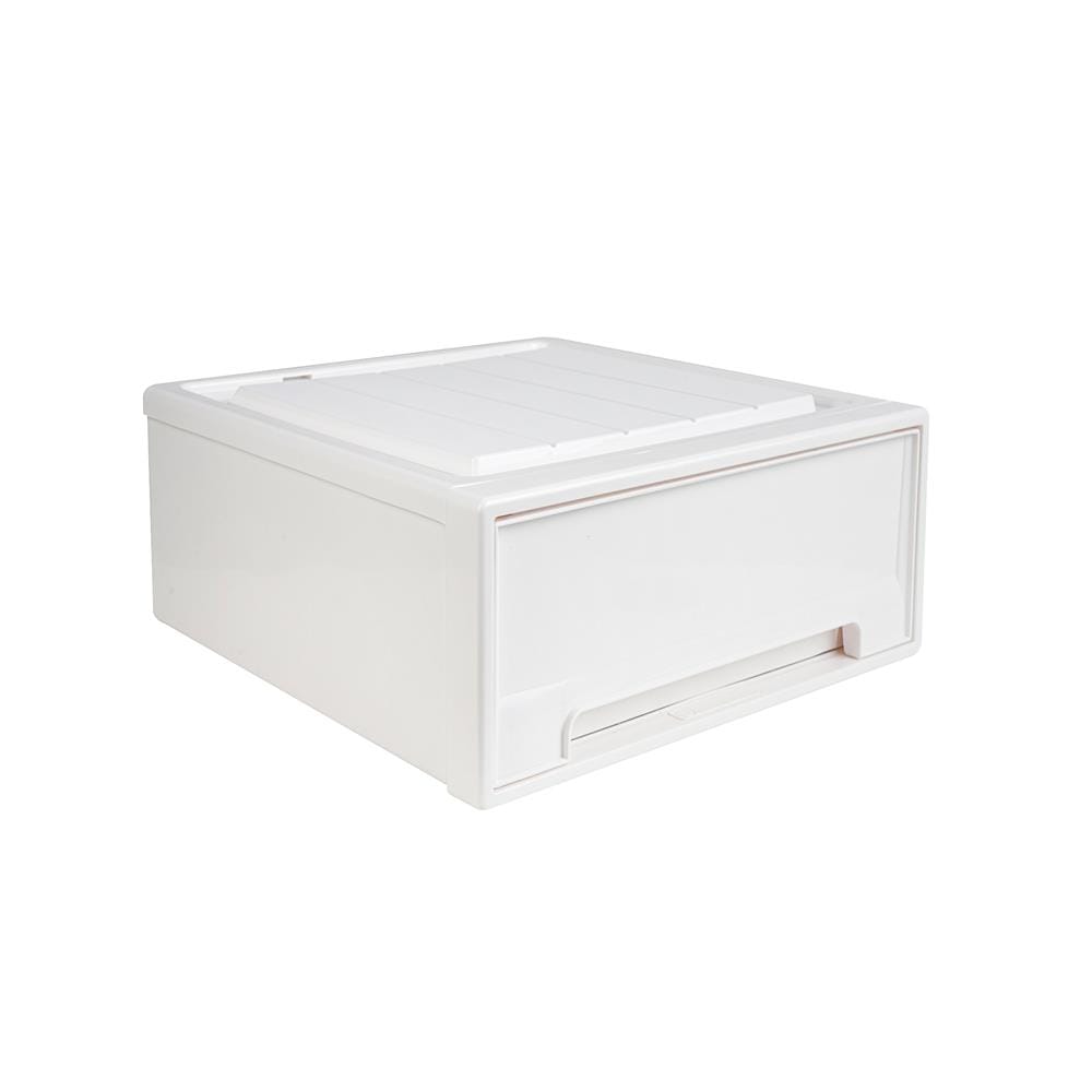 กล่องลิ้นชัก STACKO NETA SIZE M 45X44X22.6 ซม. สีขาว