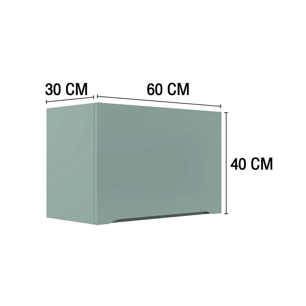ตู้แขวนเดี่ยว MJ EC 60x40 ซม. สี SEA SALT