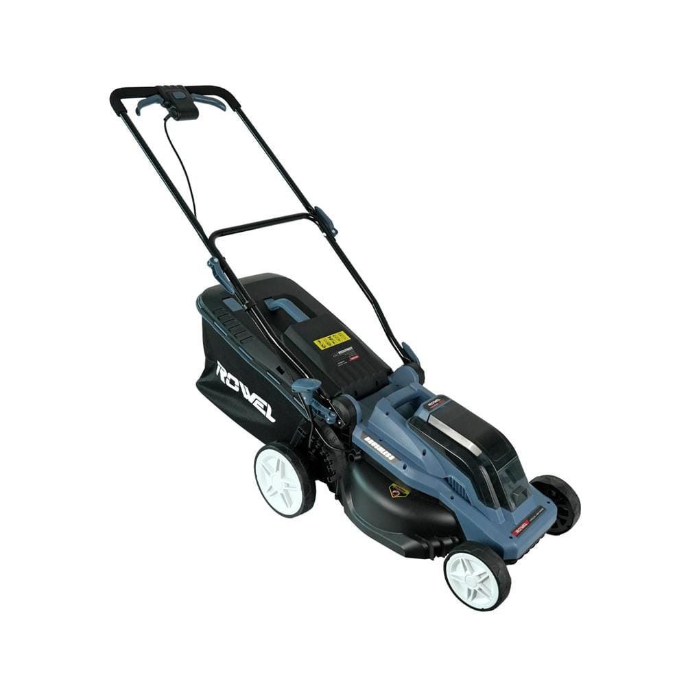 รถตัดหญ้าไร้สาย (พร้อมแบตเตอรี่) ROWEL DLM4015D 15 นิ้ว 40 โวลต์