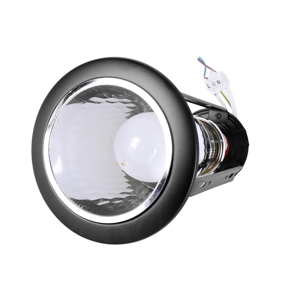 ดาวน์ไลท์ CARINI LD0140-BK 4 นิ้ว สีดำ กลม