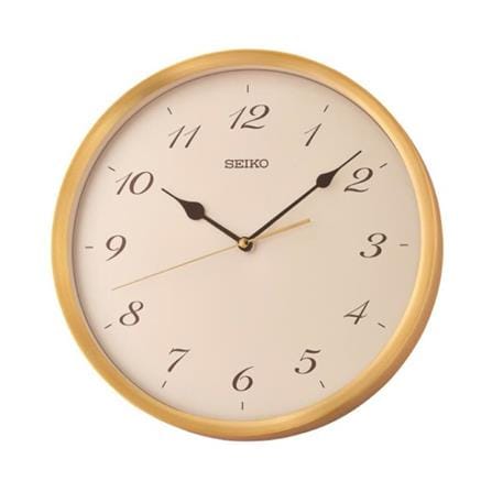 นาฬิกาแขวน SEIKO CLOCKS QXA784G 11.8 นิ้ว สีครีม_0