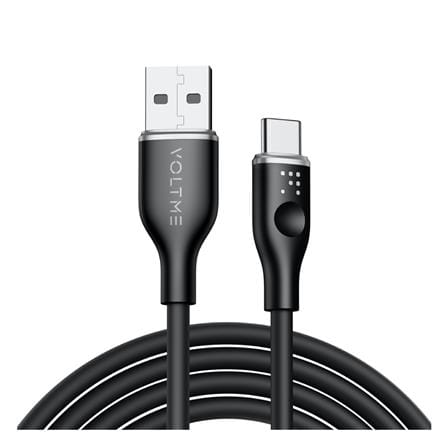 สายชาร์จ USB-A TO USB-C VOLTME C2002 1 เมตร สีดำ_1