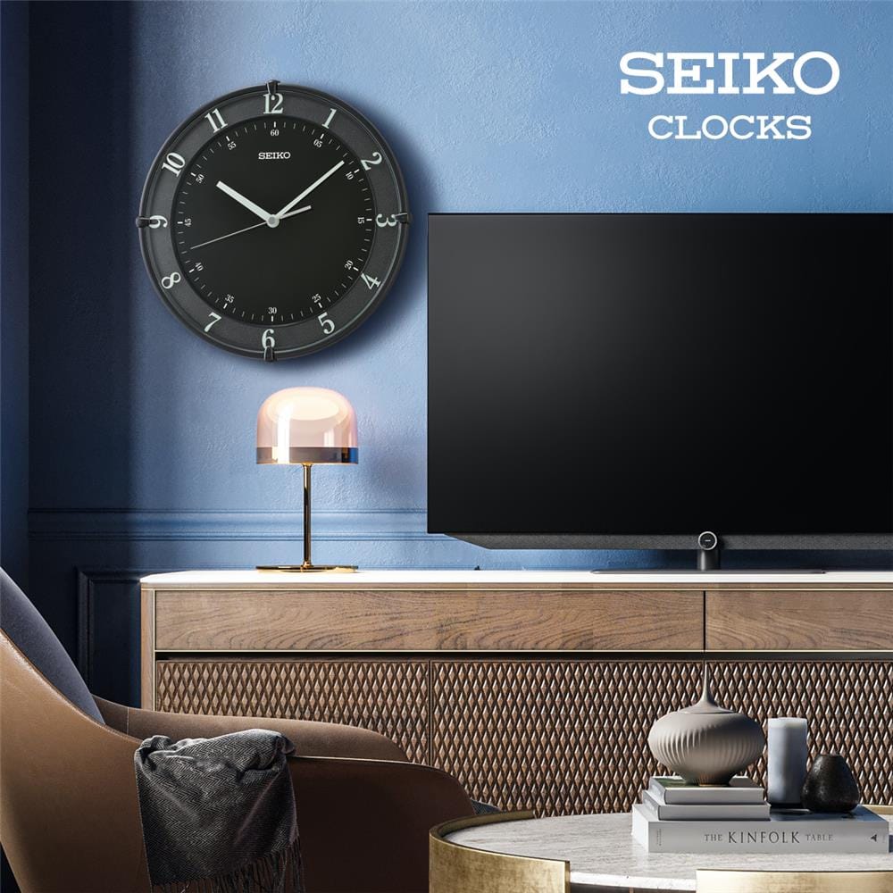 นาฬิกาแขวน SEIKO CLOCKS QXA805K 12 นิ้ว สีดำ