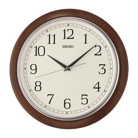 นาฬิกาแขวน SEIKO CLOCKS QXA813B 15.1 นิ้ว สีน้ำตาล_0