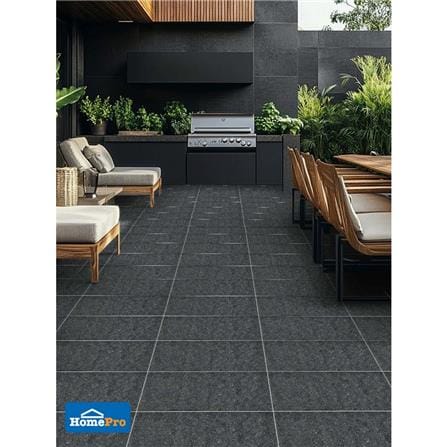 กระเบื้องพื้นพอร์ซเลน 30x60 ซม. COTTO ESPANA เมเทออร์ แอนตราซิต้า R11 ดำ 1.08 ตร.ม._1