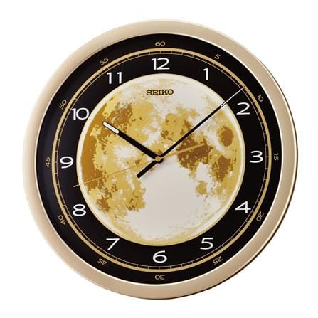 นาฬิกาแขวน SEIKO CLOCKS QXA831G 15.7 นิ้ว สีทอง_0