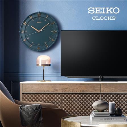 นาฬิกาแขวน SEIKO CLOCKS QXA805L 12 นิ้ว สีน้ำเงิน_2