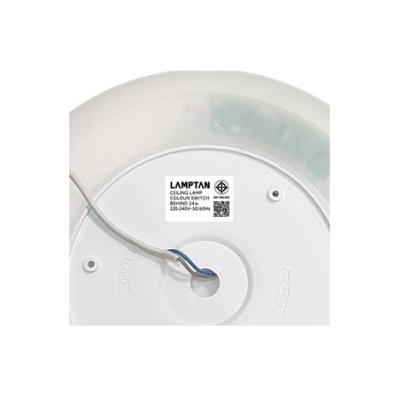 ไฟเพดาน LED LAMPTAN BEHIND 11.5 นิ้ว 24 วัตต์ DAYLIGHT/COOL WHITE/WARM WHITE สีขาว_7