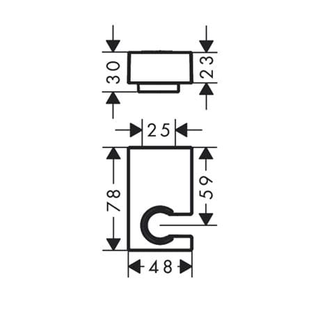 ขอแขวนฝักบัว HANSGROHE HG28387670_1