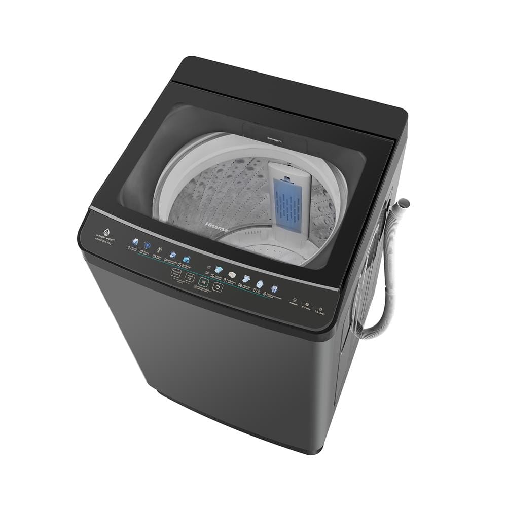 เครื่องซักผ้าฝาบน HISENSE WTJH1413UB 14 กก. 660 RPM สีดำ