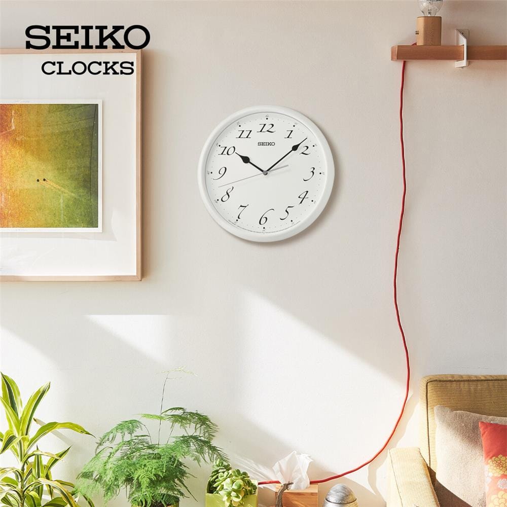 นาฬิกาแขวน SEIKO CLOCKS QXA796W 11 นิ้ว สีขาว