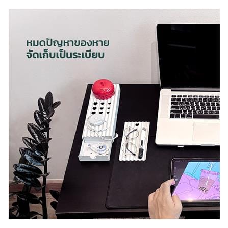 ชุดถาดใส่ของ SPACEMAKER METAL SHEET 5 ชิ้น สีดำ_3