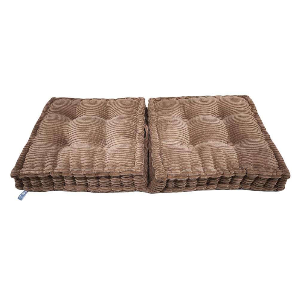 เบาะรองนั่ง HOME LIVING STYLE FLIP 44X22 นิ้ว สีน้ำตาล