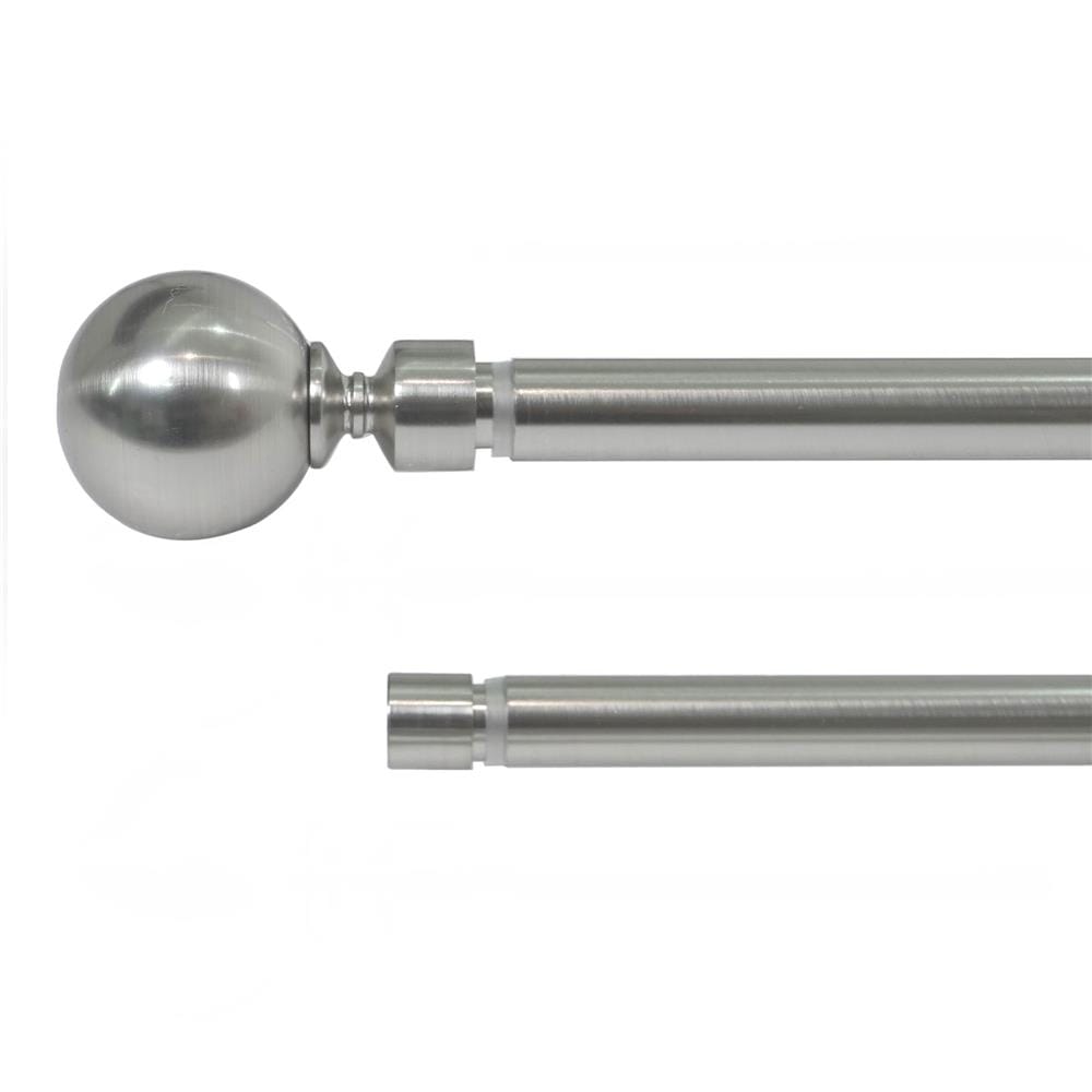 ราง 2 ชั้น ยืดหด HOME LIVING STYLE METAL 180-310 ซม. สีเงิน