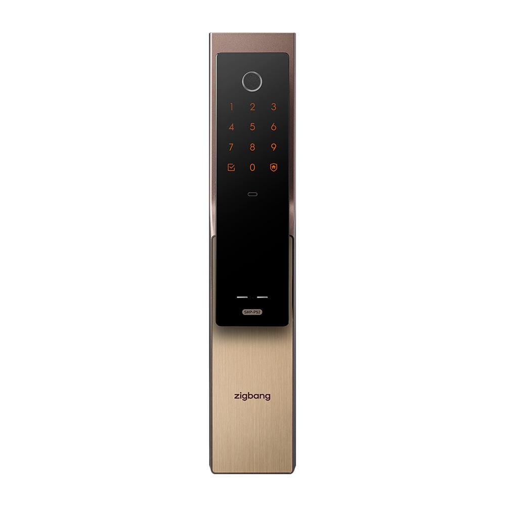 กลอนประตูดิจิตอล ZIGBANG SHP-P52 สีดำ