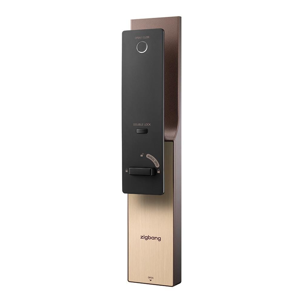 กลอนประตูดิจิตอล ZIGBANG SHP-P52 สีดำ