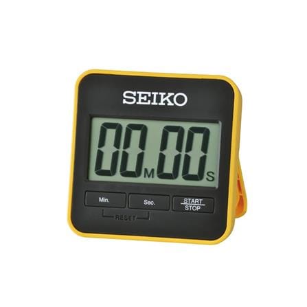นาฬิกาจับเวลา SEIKO CLOCKS QHY001Y 2.5 นิ้ว สีเหลือง_0
