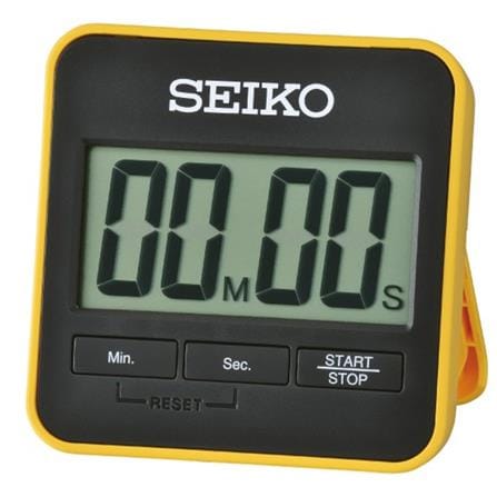 นาฬิกาจับเวลา SEIKO CLOCKS QHY001Y 2.5 นิ้ว สีเหลือง_1