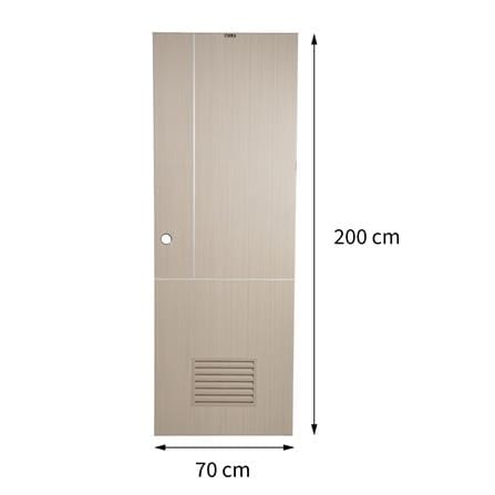ประตูห้องน้ำ UPVC AZLE BN-11-1A 70x200 ซม. สี ASH_6