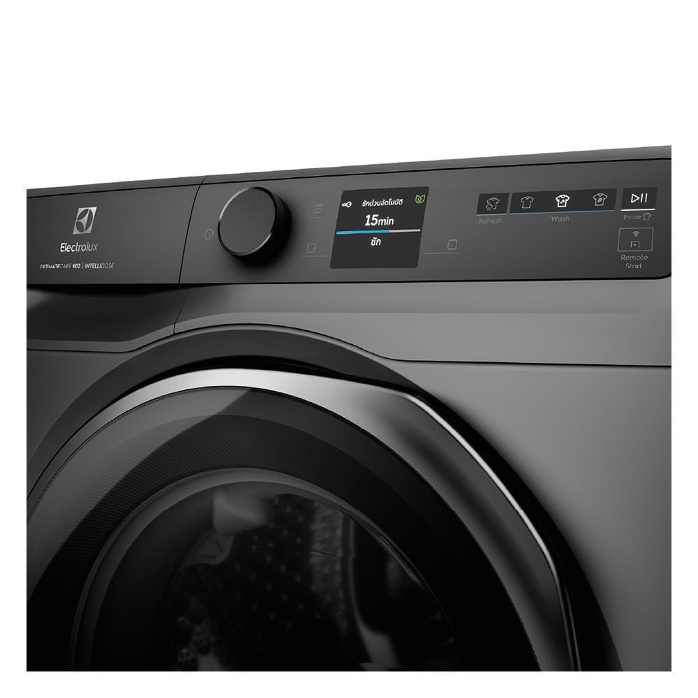 เครื่องซักผ้าฝาหน้าพร้อมขาตั้ง ELECTROLUX EWF1142R9SC 11 กก. 1400RPM อินเวอร์เตอร์ สีเทาเข้ม