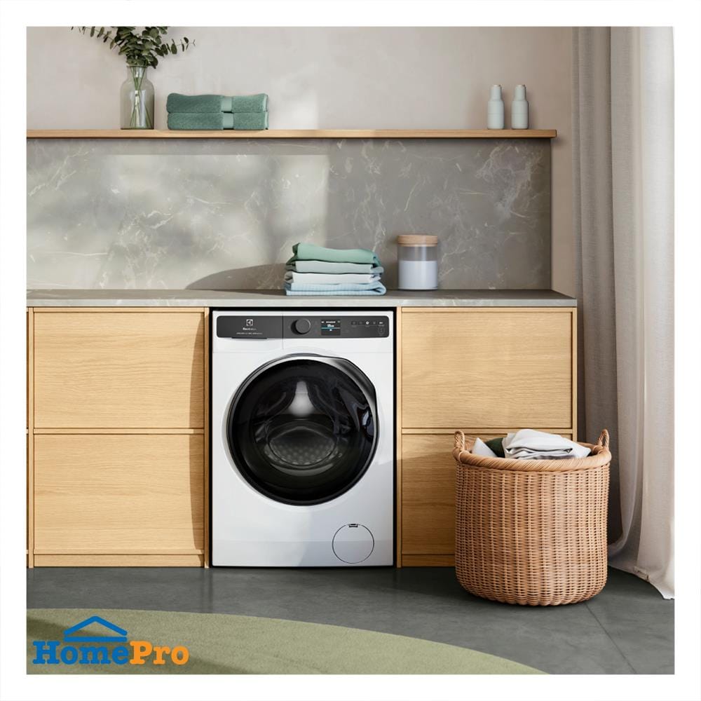 เครื่องซักผ้าฝาหน้าพร้อมขาตั้ง ELECTROLUX EWF1142R9WC 11 กก. 1400RPM อินเวอร์เตอร์ สีขาว