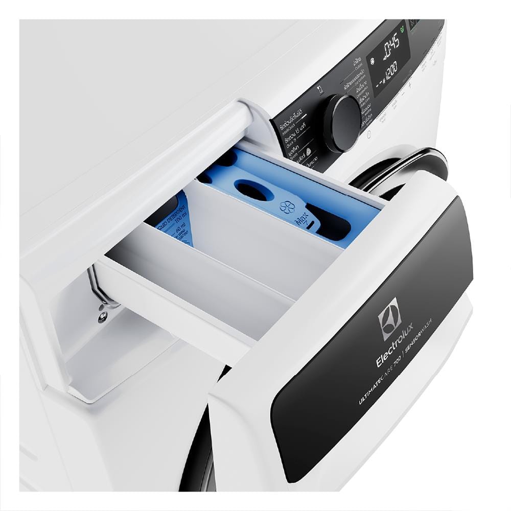 เครื่องซักผ้าฝาหน้าพร้อมขาตั้ง ELECTROLUX EWF1043R7WC 10 กก. 1400RPM อินเวอร์เตอร์ สีขาว