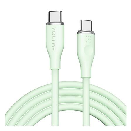 สายชาร์จ USB-C TO USB-C VOLTME C2024 1 เมตร สีเขียว_1