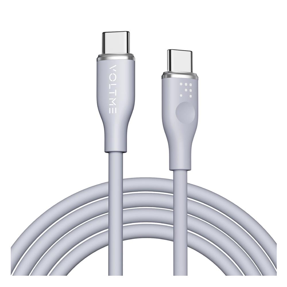 สายชาร์จ USB-C TO USB-C VOLTME C2030 1.8 เมตร สีเทา