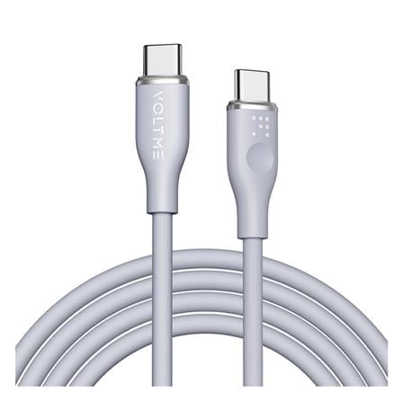 สายชาร์จ USB-C TO USB-C VOLTME C2030 1.8 เมตร สีเทา_1